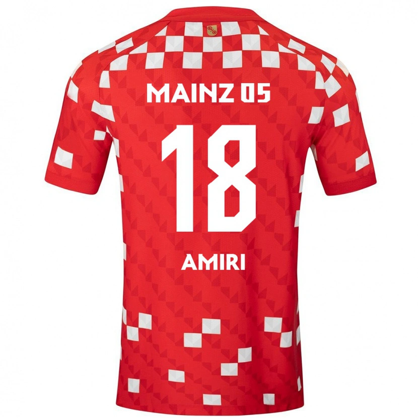 Danxen Dětské Nadiem Amiri #18 Bílá Červená Domů Hráčské Dresy 2024/25 Dres