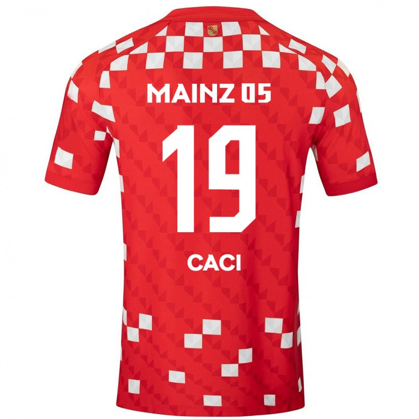 Danxen Dětské Anthony Caci #19 Bílá Červená Domů Hráčské Dresy 2024/25 Dres