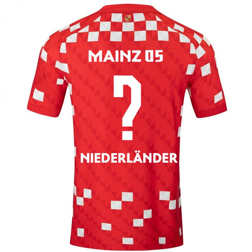 Danxen Dětské Lennart Niederländer #0 Bílá Červená Domů Hráčské Dresy 2024/25 Dres