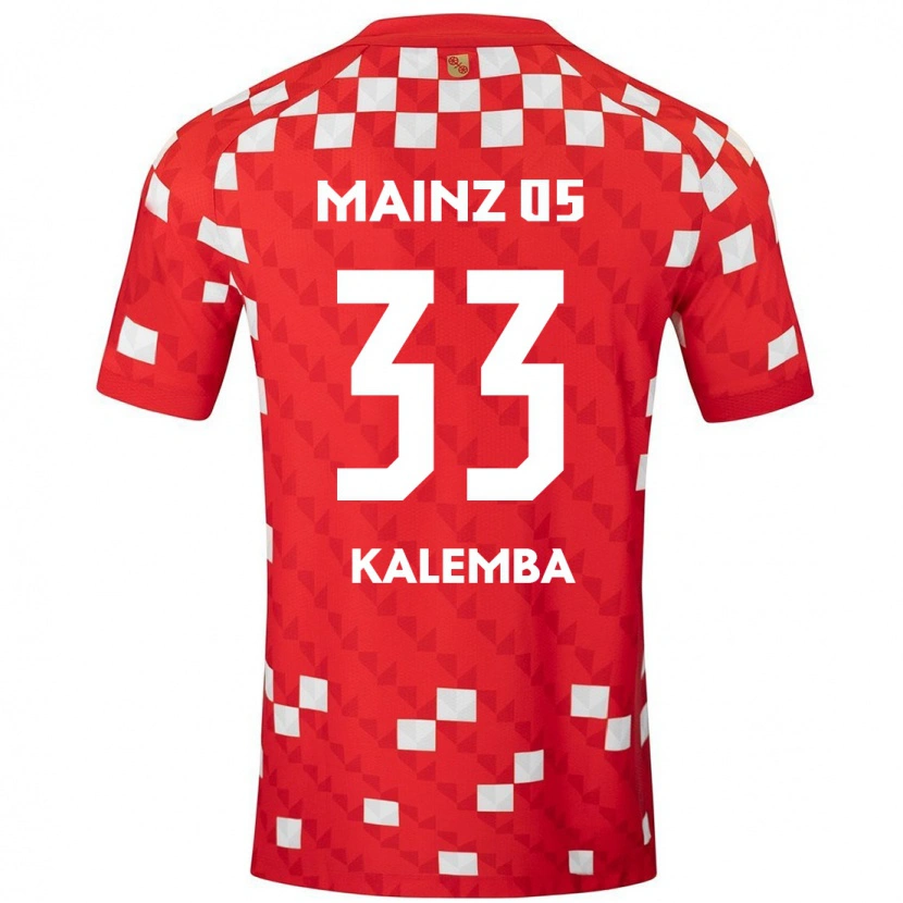 Danxen Dětské Marcel Kalemba #33 Bílá Červená Domů Hráčské Dresy 2024/25 Dres