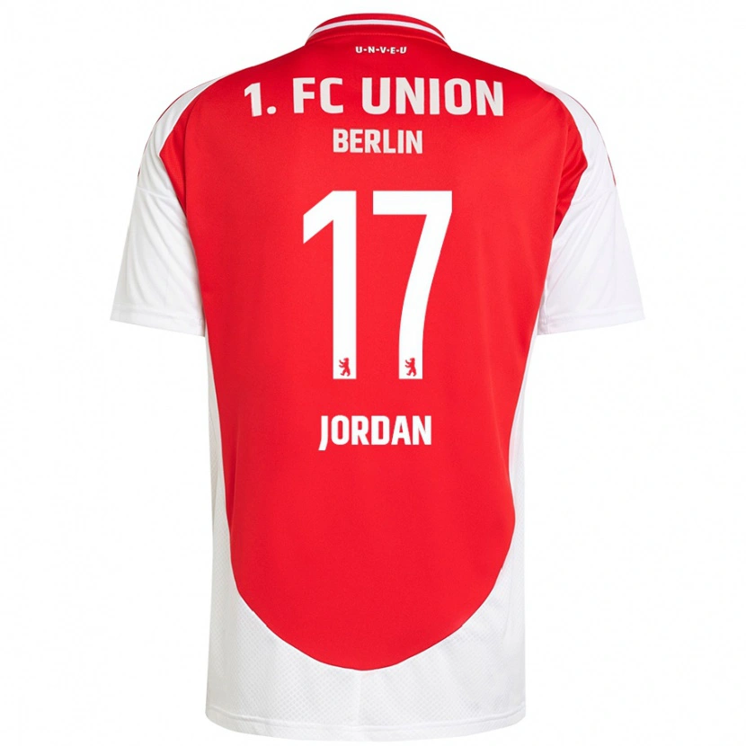 Danxen Dětské Jordan #17 Červená Bílá Domů Hráčské Dresy 2024/25 Dres