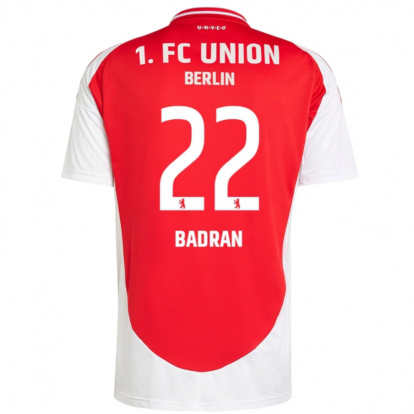 Danxen Dětské Ahmad Badran #22 Červená Bílá Domů Hráčské Dresy 2024/25 Dres