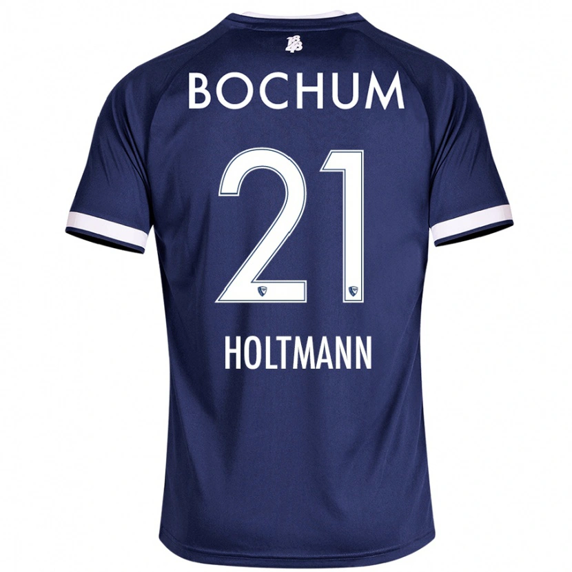 Danxen Dětské Gerrit Holtmann #21 Tmavě Modrá Domů Hráčské Dresy 2024/25 Dres