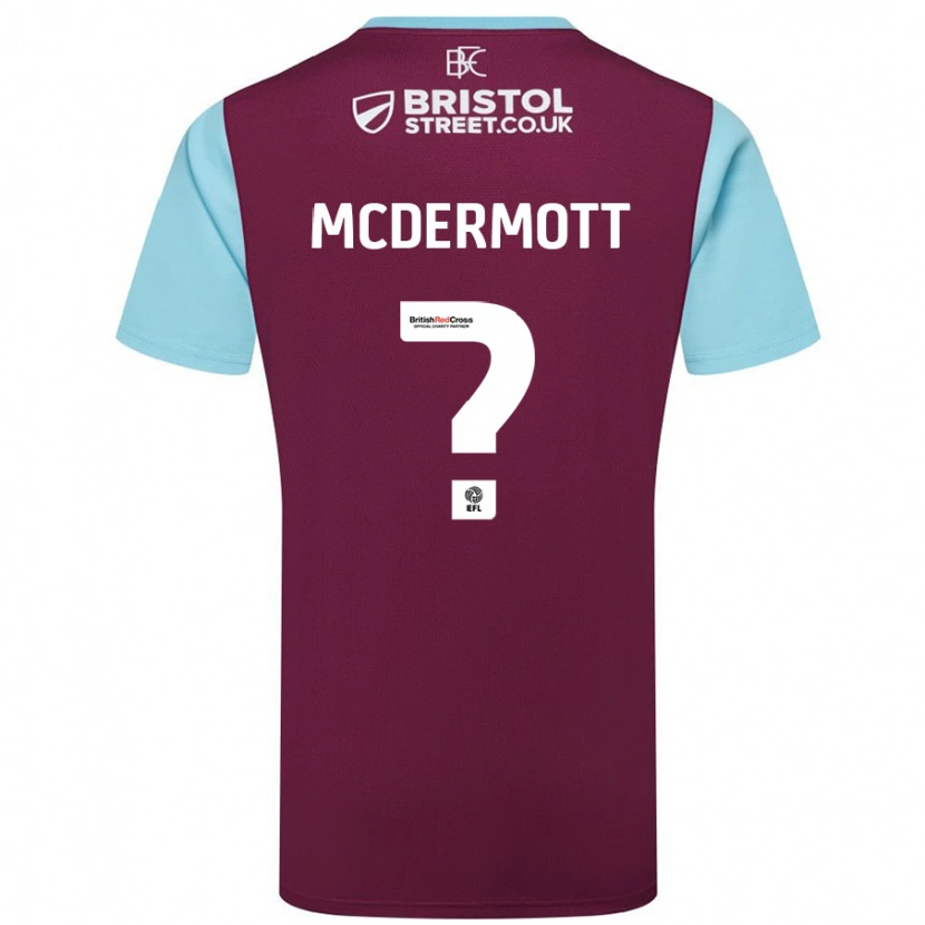 Danxen Dětské Tommy Mcdermott #0 Vínově Modrá Domů Hráčské Dresy 2024/25 Dres
