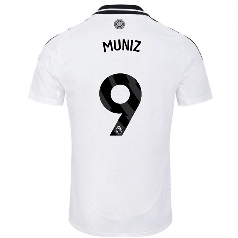 Danxen Dětské Rodrigo Muniz #9 Bílý Domů Hráčské Dresy 2024/25 Dres