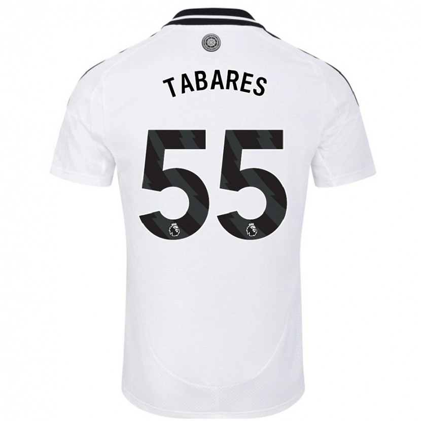 Danxen Dětské Samuel Tabares #55 Bílý Domů Hráčské Dresy 2024/25 Dres