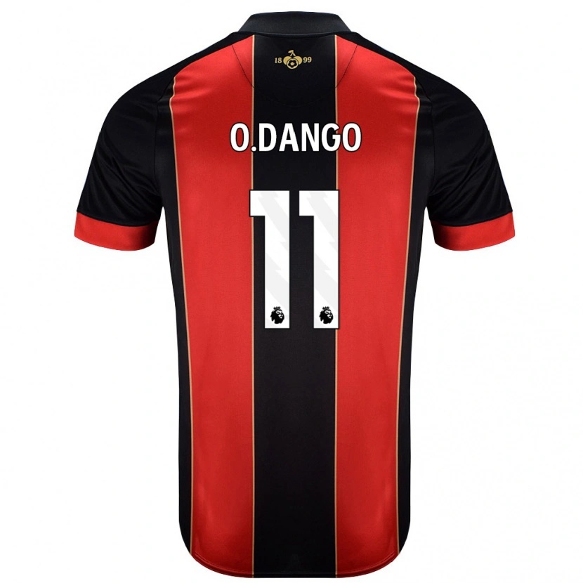 Danxen Dětské Dango Ouattara #11 Červená Černá Domů Hráčské Dresy 2024/25 Dres