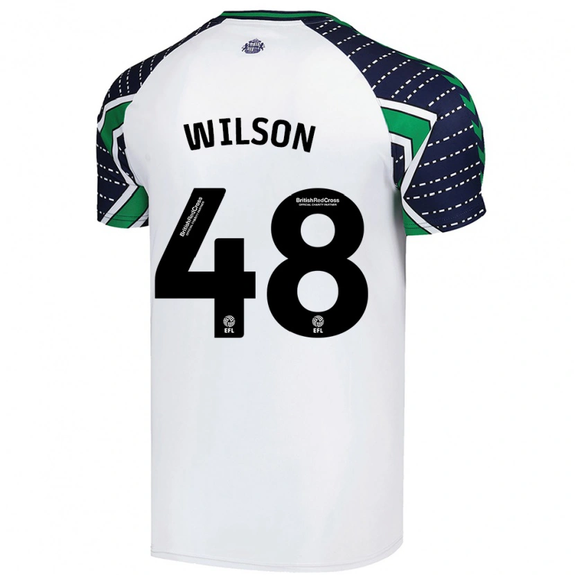 Danxen Dětské Callum Wilson #48 Bílý Daleko Hráčské Dresy 2024/25 Dres