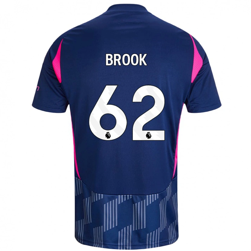 Danxen Dětské Will Brook #62 Královsky Modrá Růžová Daleko Hráčské Dresy 2024/25 Dres