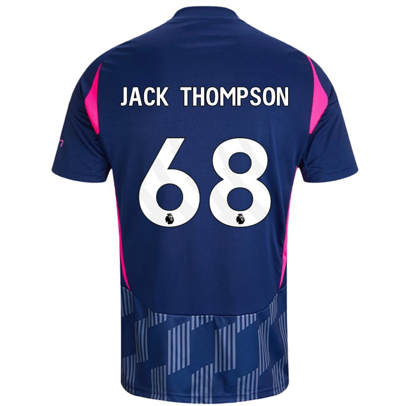 Danxen Dětské Jack Thompson #68 Královsky Modrá Růžová Daleko Hráčské Dresy 2024/25 Dres