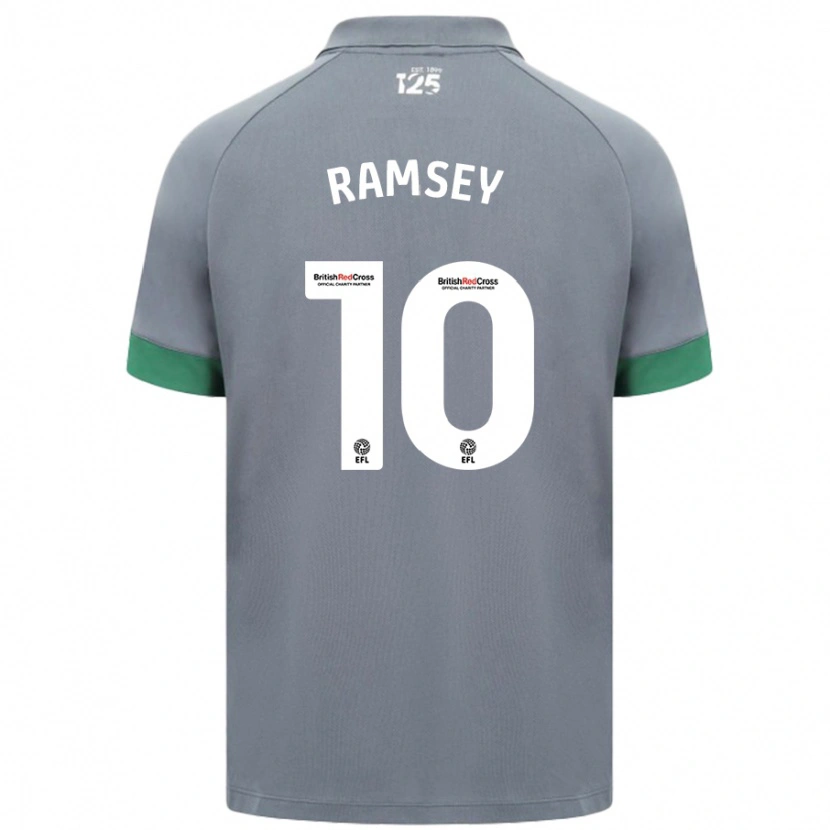 Danxen Dětské Aaron Ramsey #10 Tmavě Šedá Daleko Hráčské Dresy 2024/25 Dres