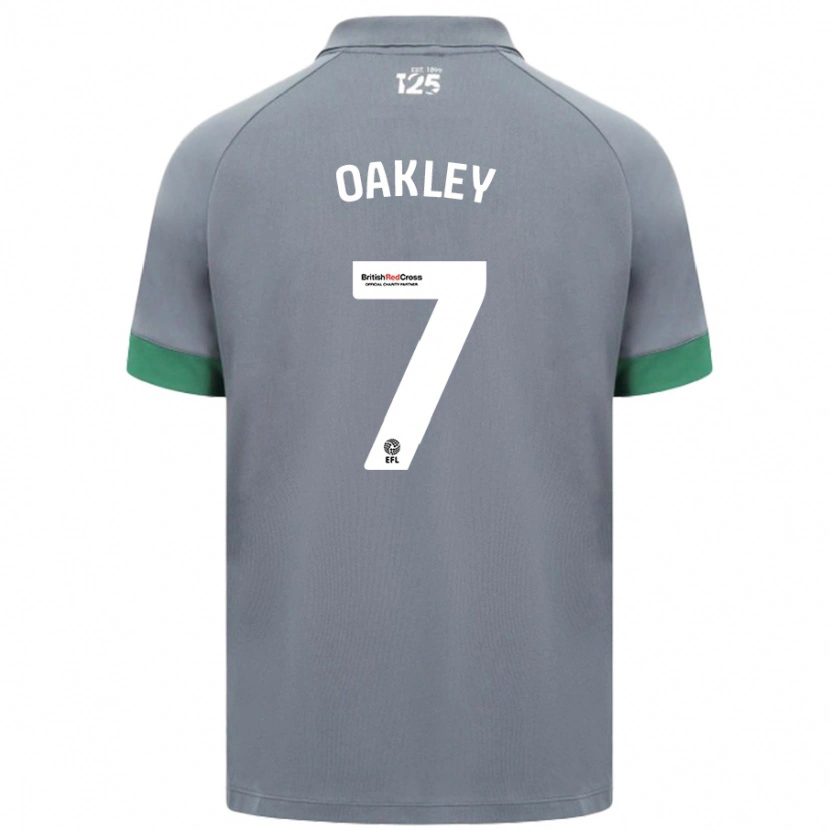 Danxen Dětské Rhianne Oakley #7 Tmavě Šedá Daleko Hráčské Dresy 2024/25 Dres