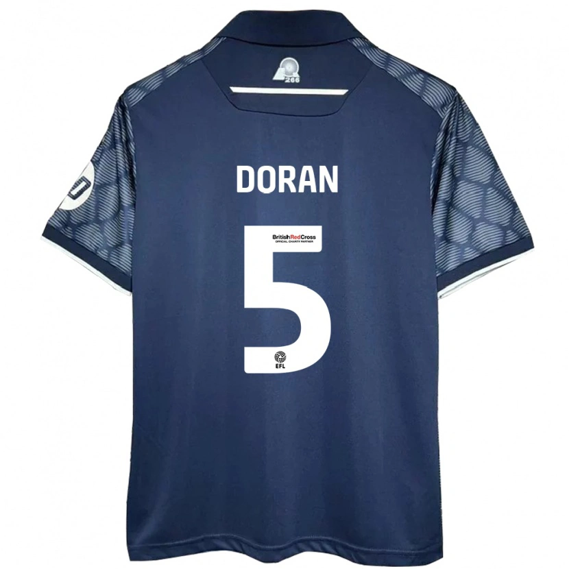 Danxen Dětské Louisha Doran #5 Černý Daleko Hráčské Dresy 2024/25 Dres
