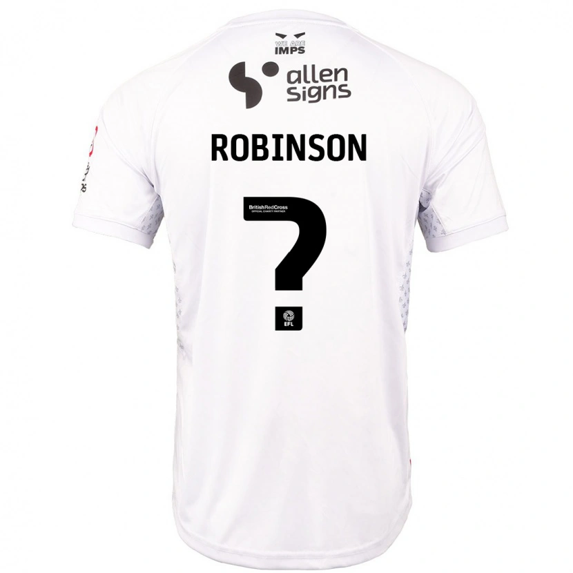Danxen Dětské Chantelle Robinson #0 Červená Bílá Daleko Hráčské Dresy 2024/25 Dres