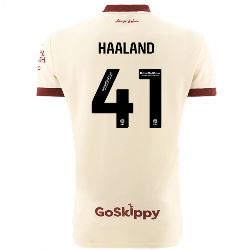 Danxen Dětské Benedicte Haaland #41 Krémově Bílá Daleko Hráčské Dresy 2024/25 Dres