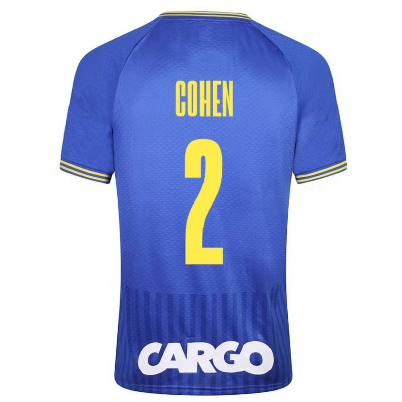 Danxen Dětské Avishay Cohen #2 Bílý Daleko Hráčské Dresy 2024/25 Dres