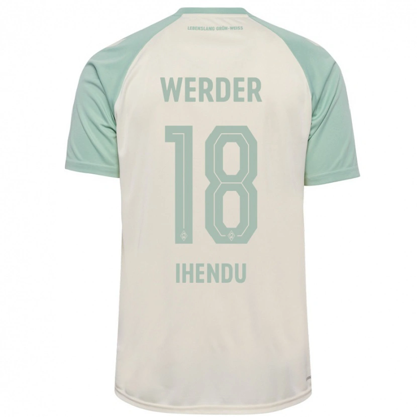 Danxen Dětské Daniel Ihendu #18 Šedobílá Světle Zelená Daleko Hráčské Dresy 2024/25 Dres