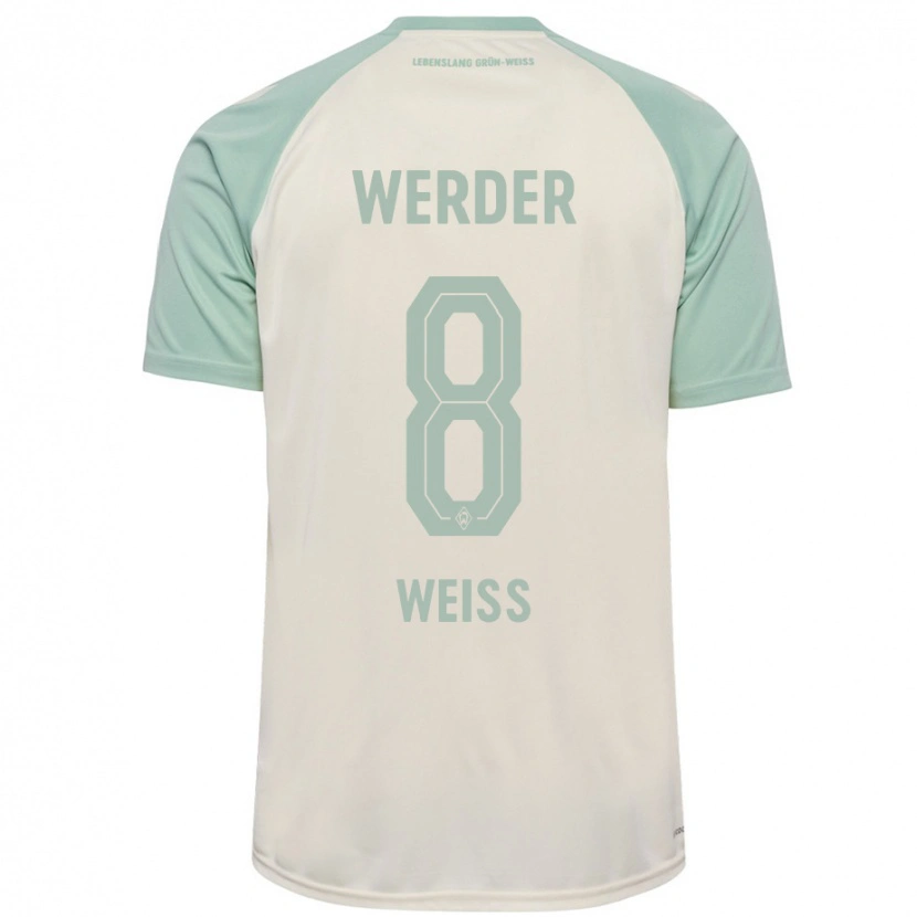 Danxen Dětské Michelle Weiss #8 Šedobílá Světle Zelená Daleko Hráčské Dresy 2024/25 Dres