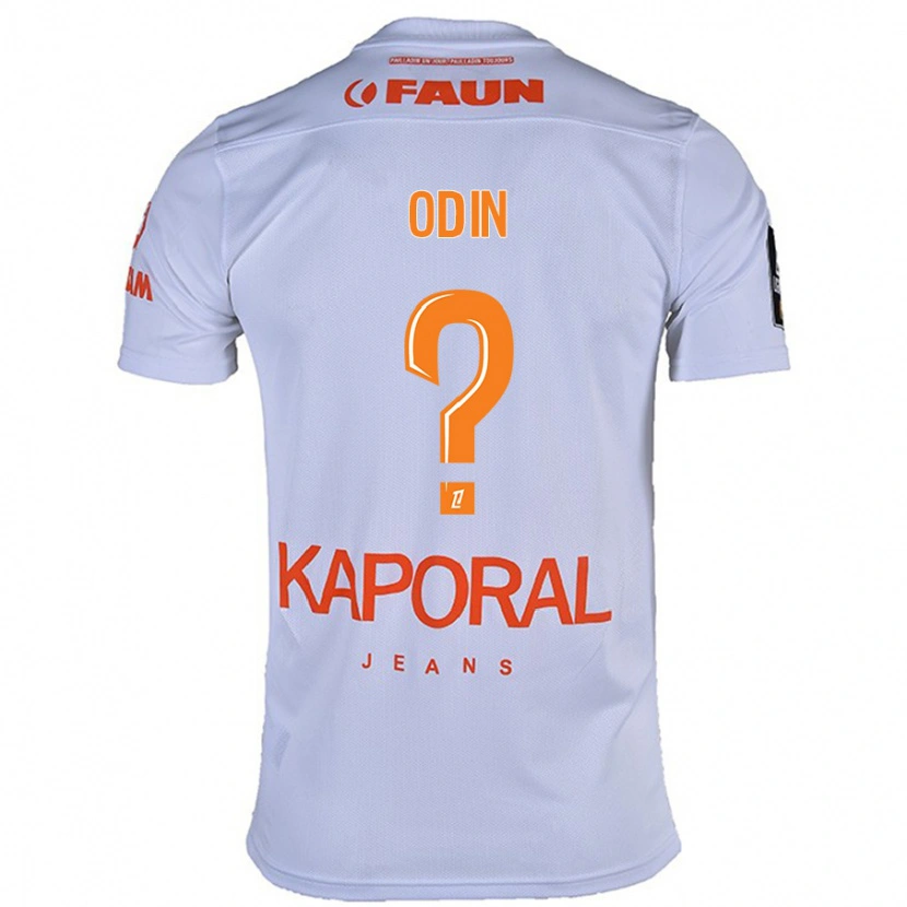 Danxen Dětské Thomas Odin #0 Bílý Daleko Hráčské Dresy 2024/25 Dres