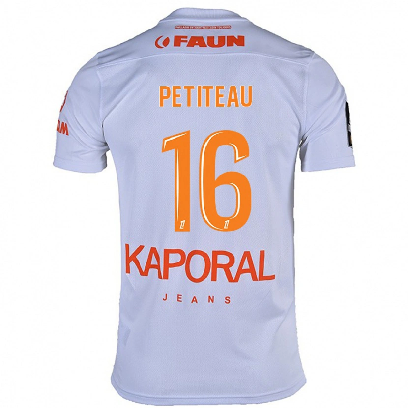 Danxen Dětské Marie Petiteau #16 Bílý Daleko Hráčské Dresy 2024/25 Dres
