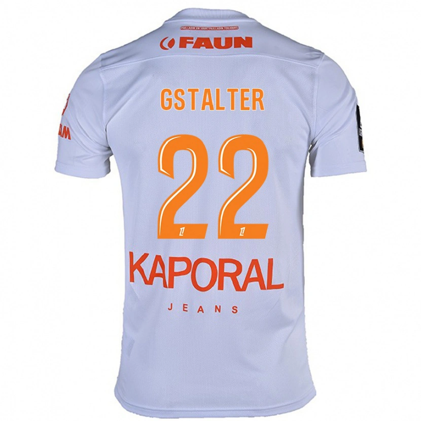 Danxen Dětské Lola Gstalter #22 Bílý Daleko Hráčské Dresy 2024/25 Dres