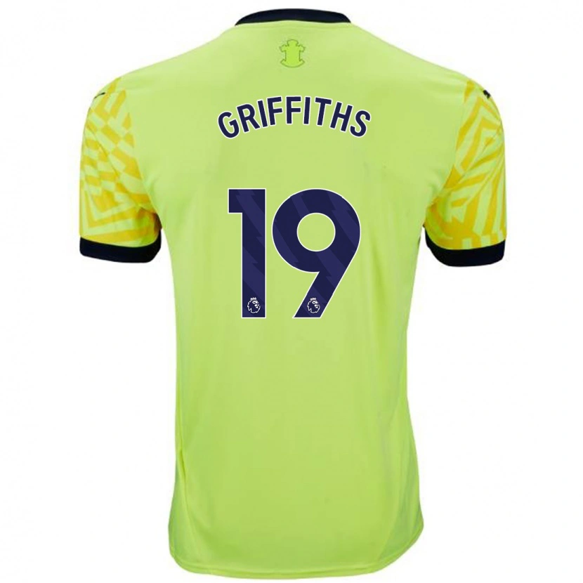 Danxen Dětské Alice Griffiths #19 Žluť Daleko Hráčské Dresy 2024/25 Dres