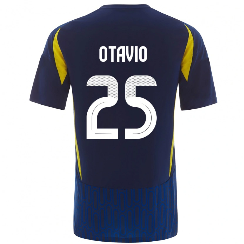 Danxen Dětské Otávio #25 Modrá Žlutá Daleko Hráčské Dresy 2024/25 Dres