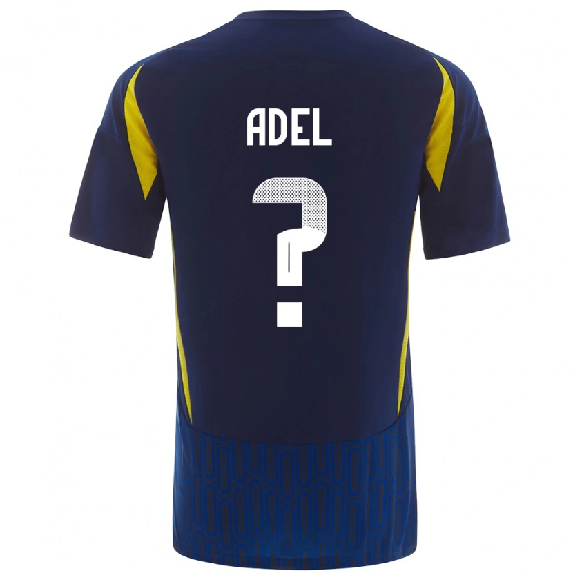Danxen Dětské Aida Adel #0 Modrá Žlutá Daleko Hráčské Dresy 2024/25 Dres