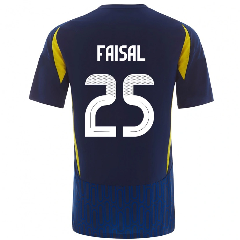 Danxen Dětské Samira Faisal #25 Modrá Žlutá Daleko Hráčské Dresy 2024/25 Dres