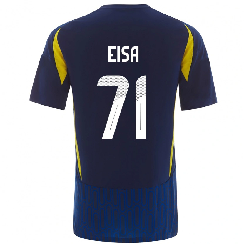 Danxen Dětské Bayan Eisa #71 Modrá Žlutá Daleko Hráčské Dresy 2024/25 Dres