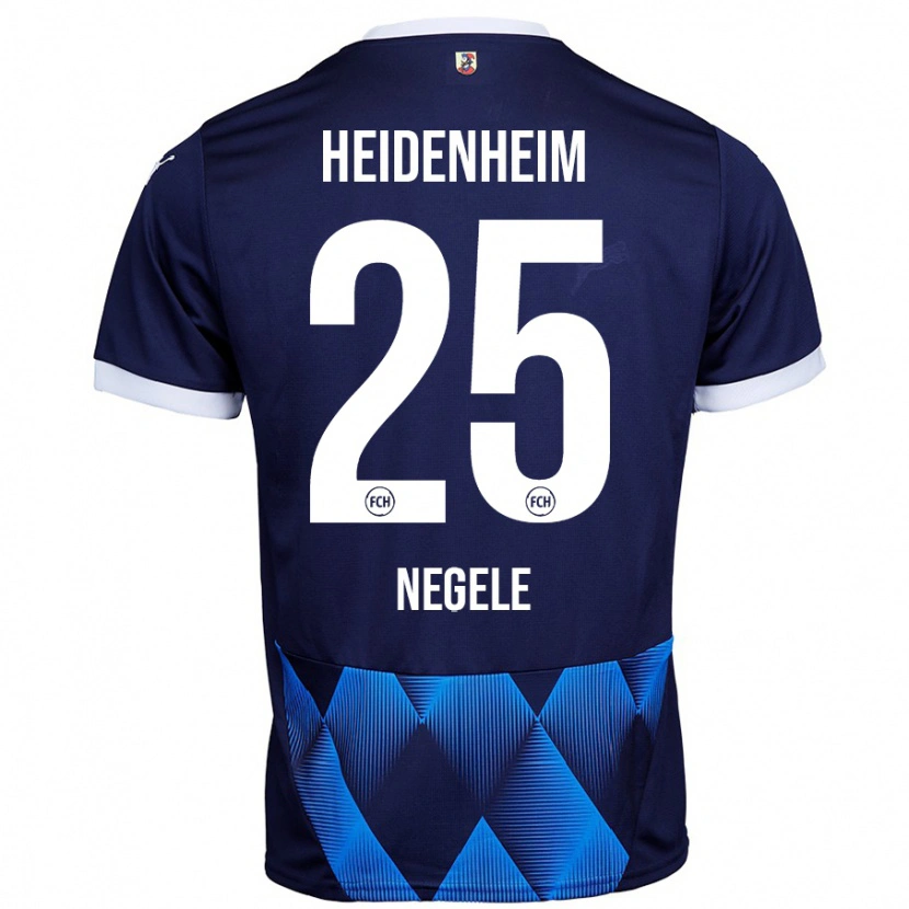 Danxen Dětské Christopher Negele #25 Tmavě Tmavě Modrá Daleko Hráčské Dresy 2024/25 Dres