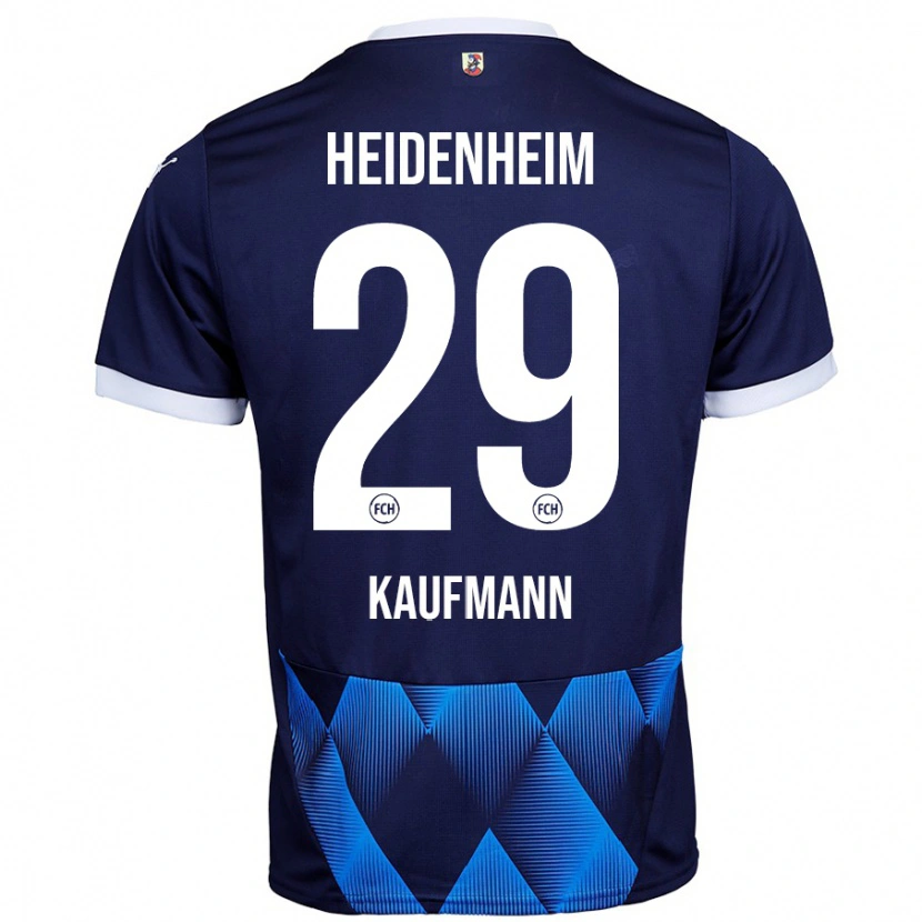 Danxen Dětské Mikkel Kaufmann #29 Tmavě Tmavě Modrá Daleko Hráčské Dresy 2024/25 Dres