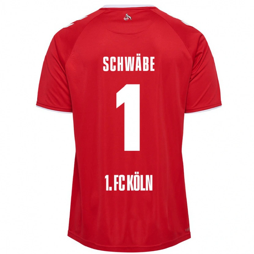 Danxen Dětské Marvin Schwäbe #1 Červená Bílá Daleko Hráčské Dresy 2024/25 Dres