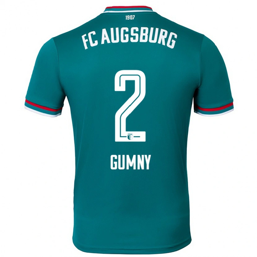 Danxen Dětské Robert Gumny #2 Tmavě Zelená Daleko Hráčské Dresy 2024/25 Dres