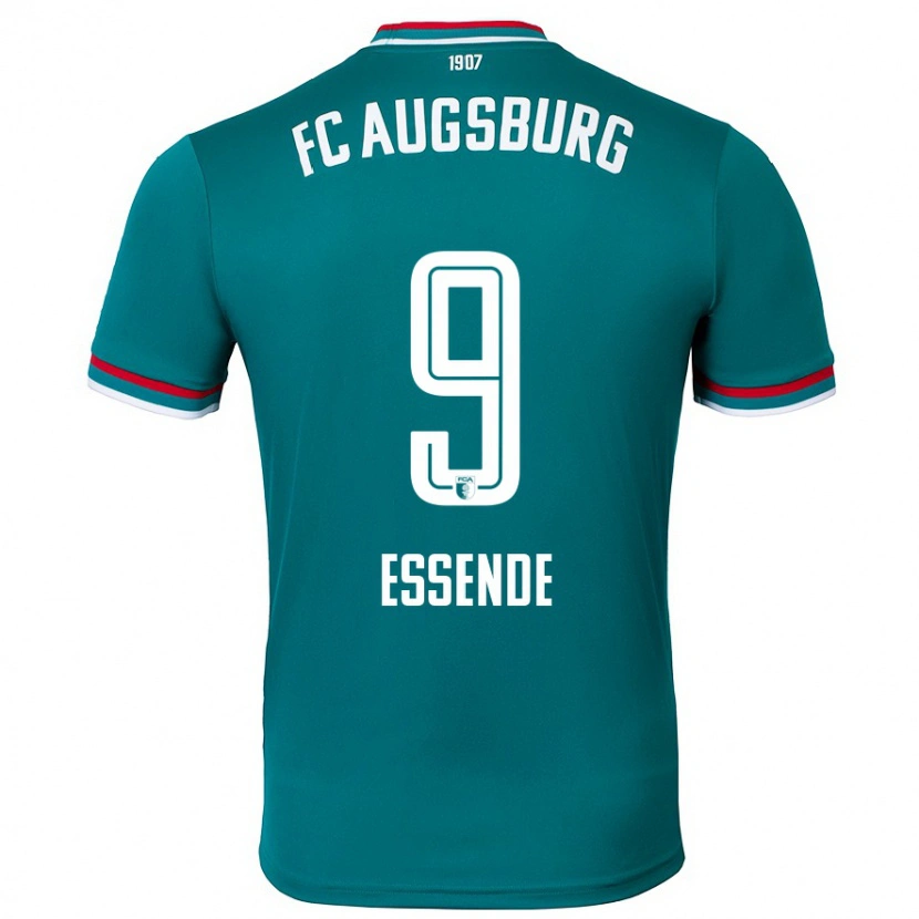 Danxen Dětské Samuel Essende #9 Tmavě Zelená Daleko Hráčské Dresy 2024/25 Dres
