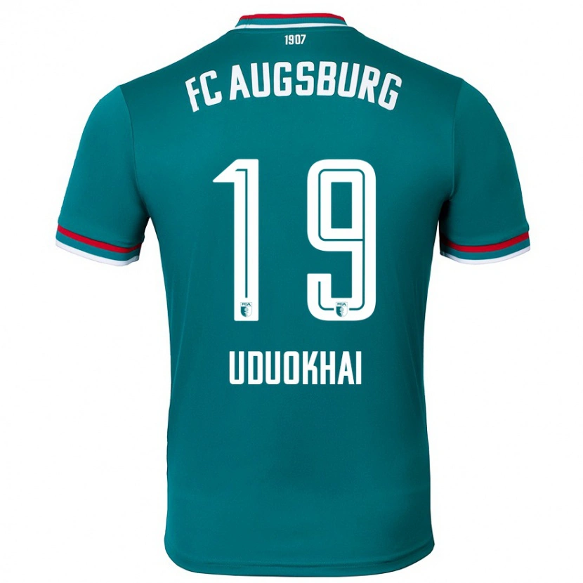 Danxen Dětské Felix Uduokhai #19 Tmavě Zelená Daleko Hráčské Dresy 2024/25 Dres