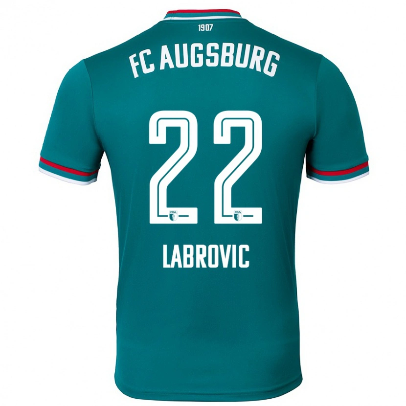 Danxen Dětské Nediljko Labrovic #22 Tmavě Zelená Daleko Hráčské Dresy 2024/25 Dres