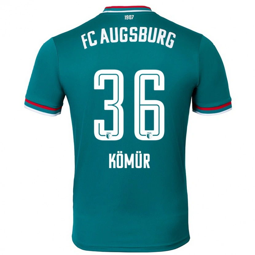 Danxen Dětské Mert Kömür #36 Tmavě Zelená Daleko Hráčské Dresy 2024/25 Dres