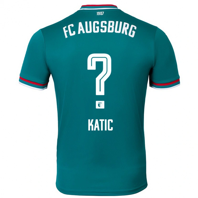 Danxen Dětské Daniel Katic #0 Tmavě Zelená Daleko Hráčské Dresy 2024/25 Dres