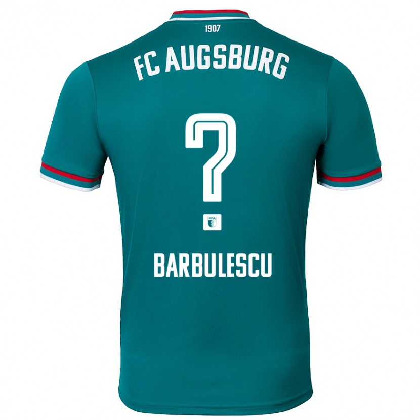Danxen Dětské Luca Bărbulescu #0 Tmavě Zelená Daleko Hráčské Dresy 2024/25 Dres