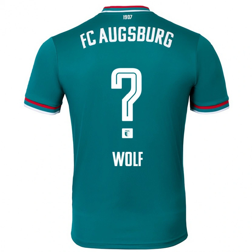 Danxen Dětské Paul Wolf #0 Tmavě Zelená Daleko Hráčské Dresy 2024/25 Dres