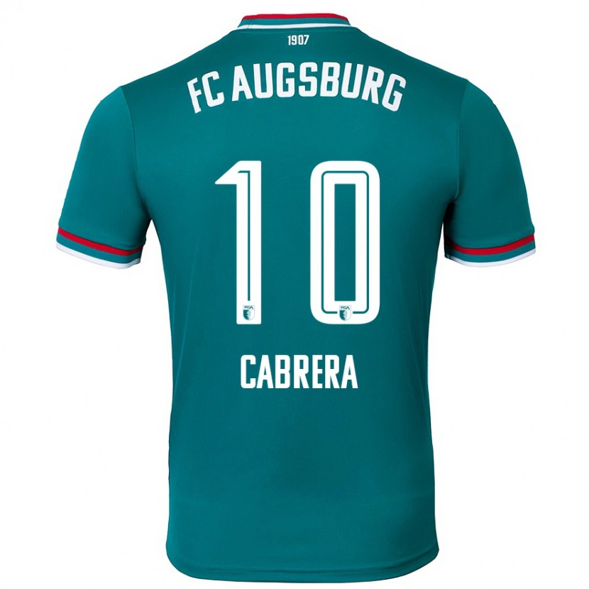 Danxen Dětské Juan Cabrera #10 Tmavě Zelená Daleko Hráčské Dresy 2024/25 Dres