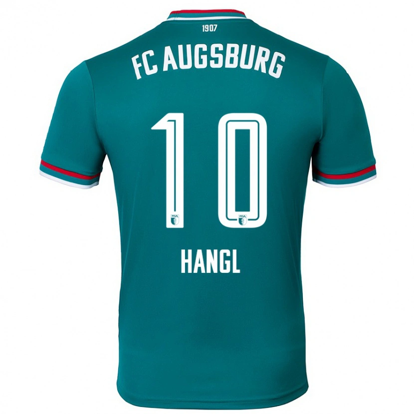 Danxen Dětské Florian Hangl #10 Tmavě Zelená Daleko Hráčské Dresy 2024/25 Dres