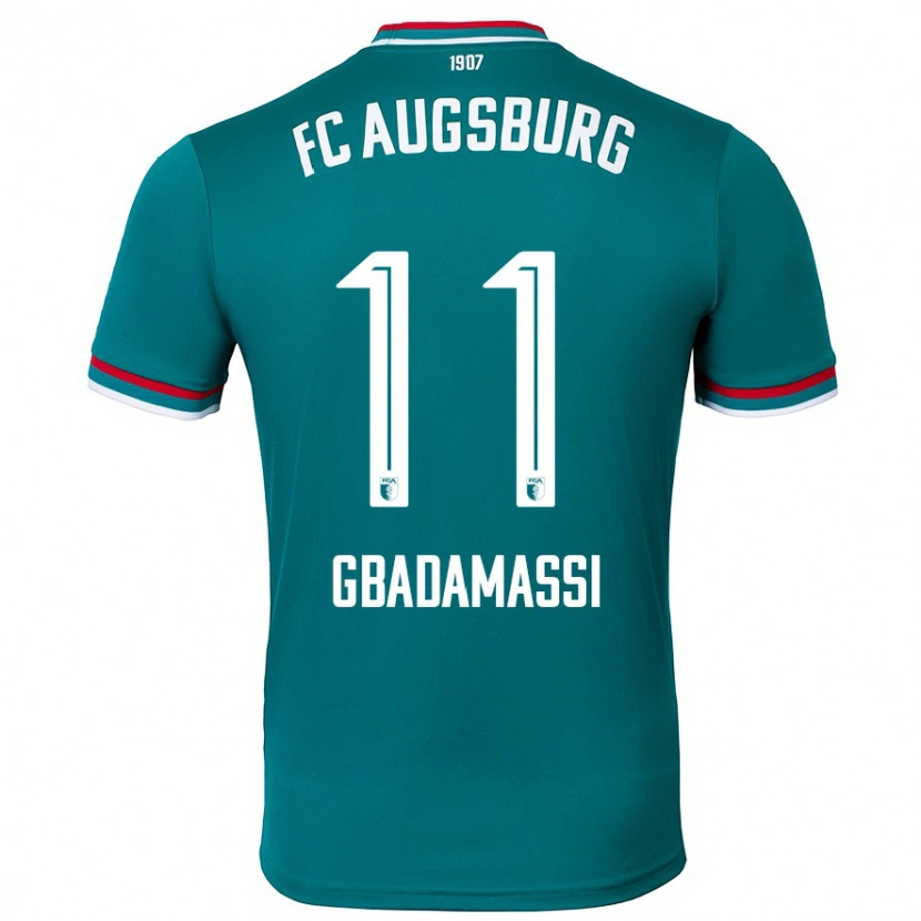 Danxen Dětské Rayane Gbadamassi #11 Tmavě Zelená Daleko Hráčské Dresy 2024/25 Dres