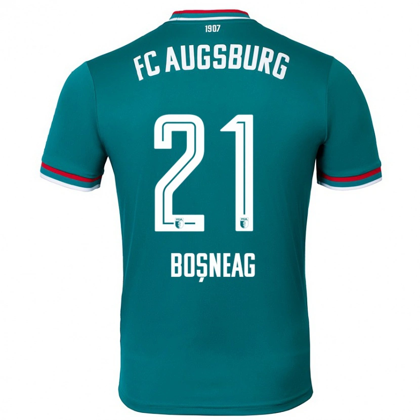 Danxen Dětské Ioan Boșneag #21 Tmavě Zelená Daleko Hráčské Dresy 2024/25 Dres