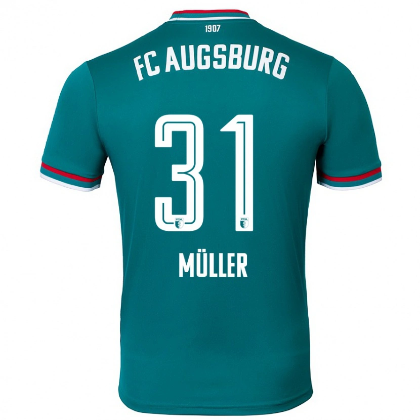 Danxen Dětské Noah Müller #31 Tmavě Zelená Daleko Hráčské Dresy 2024/25 Dres