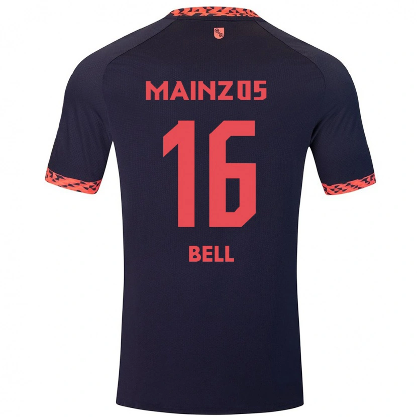 Danxen Dětské Stefan Bell #16 Modrá Korálově Červená Daleko Hráčské Dresy 2024/25 Dres