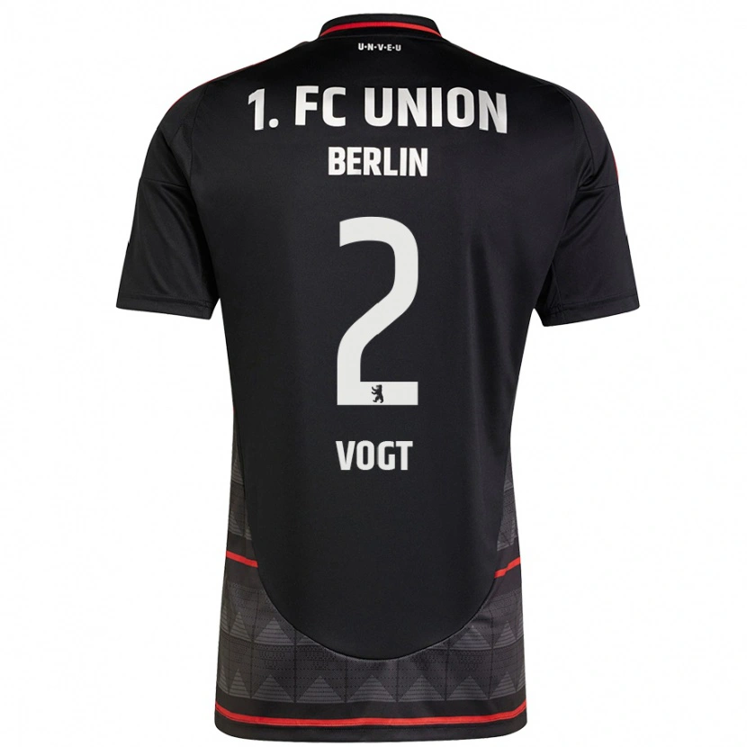 Danxen Dětské Kevin Vogt #2 Černý Daleko Hráčské Dresy 2024/25 Dres
