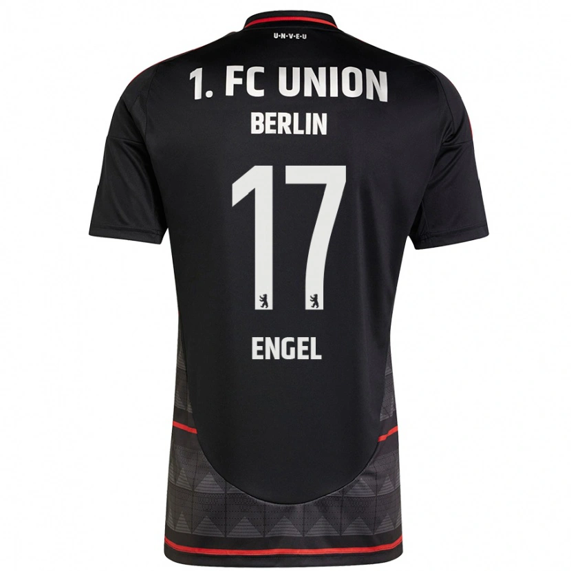 Danxen Dětské Oskar Engel #17 Černý Daleko Hráčské Dresy 2024/25 Dres
