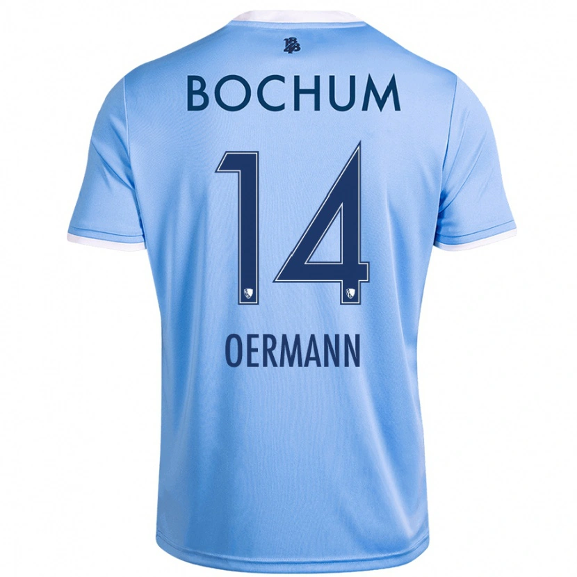 Danxen Dětské Tim Oermann #14 Nebesky Modrá Daleko Hráčské Dresy 2024/25 Dres